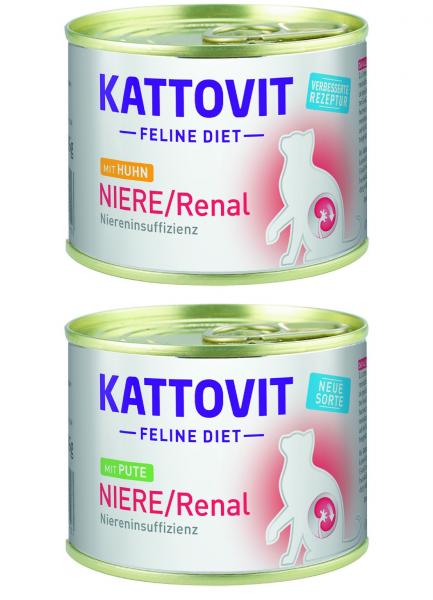 12 x 185g Kattovit Niere Renal